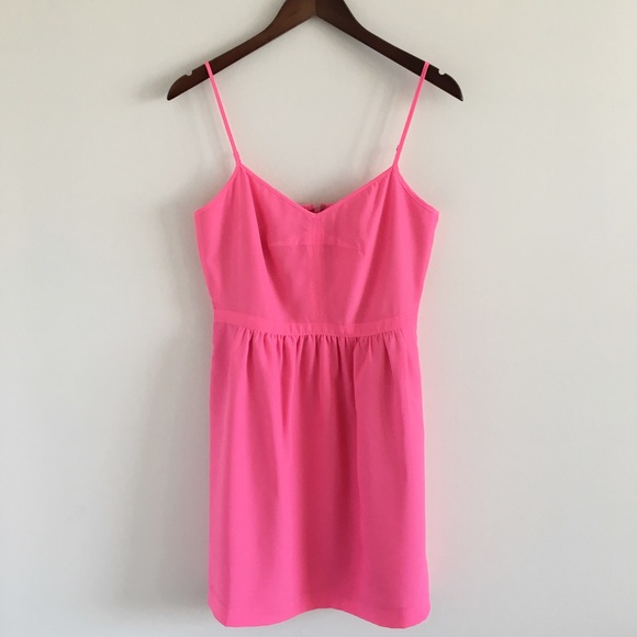 hot pink cami dress